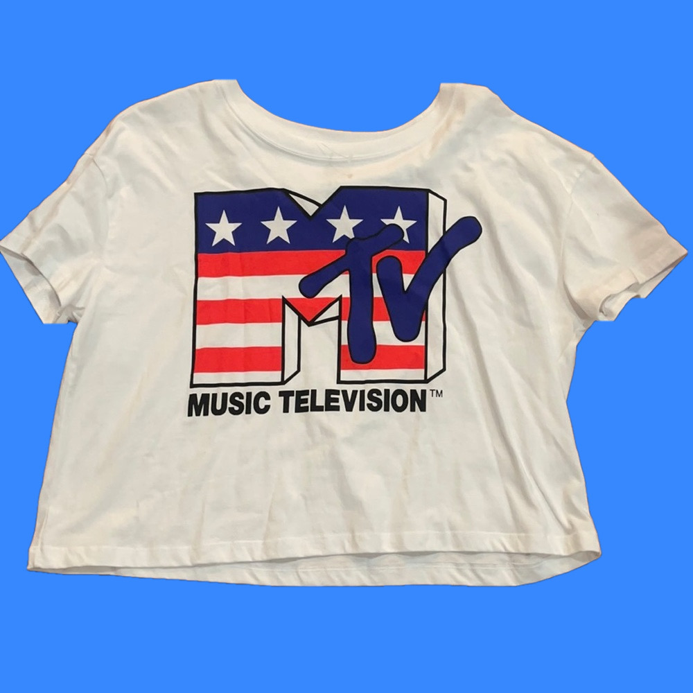 NWT juniors crop top MTV L